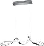 Reality LED Pendelleuchte Perugia Chrom