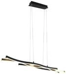 Trio LED-Pendelleuchte Blaze 1-flammig Messing Matt 107,5 cm x 15,5 cm