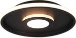 Trio LED-Deckenleuchte Ascari 68 mm x 400 mm x 400 mm Schwarz Matt