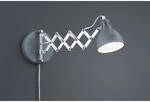 Reality LED-Wandleuchte Scissor Betonfarbig Metall