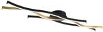 Trio LED-Deckenleuchte Blaze 1-flammig Messing Matt 107,5 cm x 18 cm