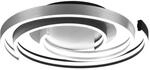 Trio LED-Deckenleuchte Caya 1-flammig Aluminium Geb&uuml;rstet &Oslash; 50 cm