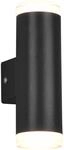 Trio LED-Wandleuchte Ray 166 mm x 52 mm x 80 mm Schwarz Matt