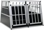 vidaXL Hundetransportbox mit Doppelt&uuml;r 94 x 88 x 69 cm 170665