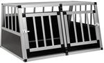 vidaXL Hundetransportbox mit Doppelt&uuml;r 89 x 69 x 50 cm 170667