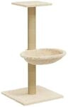 vidaXL Kratzbaum mit Sisal-Kratzs&auml;ule Creme 74 cm