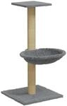 vidaXL Kratzbaum mit Sisal-Kratzs&auml;ule Hellgrau 74 cm