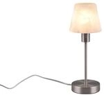 Trio Design-Tischleuchte Luis II 1-flammig Nickel Matt 32 cm x 12 cm