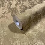 Marburg Vliestapete in Leicht Gl&auml;nzender Betonoptik Gold Uni Gold FSC&reg;