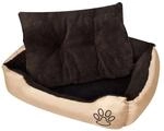 vidaXL Warmes Hundebett mit Polsterkissen M 170200