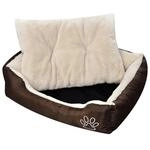 vidaXL Warmes Hundebett mit Polsterkissen S 170203