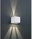 Trio LED-Au&szlig;enwandleuchte Cordoba Wei&szlig; matt