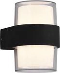 Reality LED-Wandleuchte Molina 132 mm x 96 mm x 107 mm Anthrazit