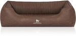 Knuffelwuff Hundebett Columbia Orthop&auml;disch Kunstleder XXL 120 x 85cm Braun