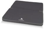 Knuffelwuff Hundematte Tacoma Orthop&auml;disch Faltbar Velours 100 x 80cm Anthrazit