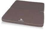 Knuffelwuff Hundematte Tacoma Orthop&auml;disch Faltbar Velours 100 x 80cm Graubraun