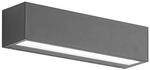 Lucande LED Wandleuchte Au&szlig;en Lengo 9616208 Modern in Schwarz aus Aluminium