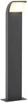 Lucande LED Au&szlig;enleuchte Tinna 9617063 Modern in Schwarz aus Aluminium 1-flammig
