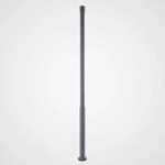 Lucande LED Mastleuchte Au&szlig;en Dovino 9618146 Modern in Schwarz aus Aluminium
