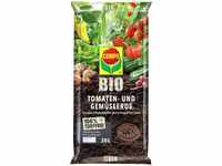 Compo Bio Tomaten- und Gemüseerde Torffrei 20 L