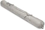Beautissu Viento Zugluftstopper 10x100cm Hellgrau