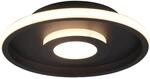 Trio LED-Deckenleuchte Ascari 68 mm x 300 mm x 300 mm Schwarz Matt