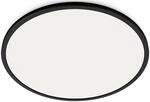 WiZ LED-Deckenleuchte SuperSlim Tunable White 1500,m Schwarz &Oslash; 29,2 cm