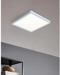 Eglo LED Deckenleuchte Fueva 5 Chrom-Wei&szlig; eckig 20,5 W
