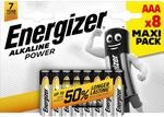 Energizer Batterie Alkaline Power Micro AAA 8 St&uuml;ck