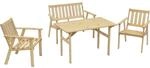 Merxx Gartenm&ouml;bel-Set Sylt 4-teilig Kiefer