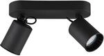 Trio Strahler Pago 2-flammig Schwarz matt 150 mm x 240 mm x 70 mm