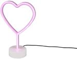 Reality LED Tischleuchte Heart 29,6 cm x 20 cm x 8,5 cm Wei&szlig;