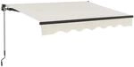 Juskys Gelenkarmmarkise 250 x 200 cm Beige