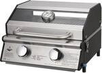 EL Fuego Gasgrill Jesolo 31,2 cm x 47,5 cm x 43,5 cm Schwarz-Silber