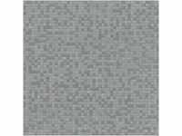 Marburg Vliestapete Grafisch Mosaikoptik Grau 10,05 m x 0,70 m FSC®