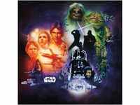 Komar Fototapete Vlies Star Wars Classic Poster Collage 250 x 250 cm
