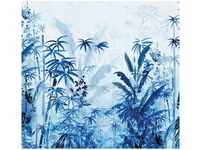 Komar Fototapete Vlies Blue Jungle 300 x 280 cm