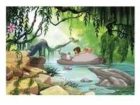 Komar Fototapete Jungle book swimming with Baloo 368 x 254 cm