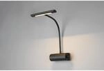 Trio LED-Wandleuchte Curtis Schwarz matt