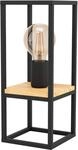 Eglo Tischleuchte Libertad 1-flammig 35 cm x14 cm x 14 cm Schwarz-Braun
