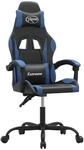 vidaXL Gaming-Stuhl Schwarz und Blau Kunstleder 3143866