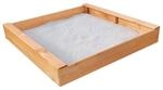 Promadino Sandkasten Multi Basis Kiefernholz (BxTxH) 140 cm x 140 cm x 22 cm