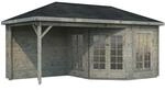Palmako Holz-Pavillon Melanie Grau BxT: 557 cm x 280 cm inkl.Fu&szlig;boden