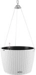 Lechuza&reg; H&auml;ngeampel Nindo Cottage 35 Wei&szlig; &Oslash; 35 cm integr. Erdbew&auml;sserungssystem