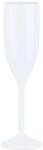 Relaxdays Sektgl&auml;ser 12er Set Kunststoff Wei&szlig; Bruchsicher 21 cm x 6 cm 60 g