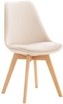 CLP Esszimmerstuhl Linares beige/Samt
