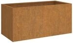 vidaXL Pflanzk&uuml;bel 62x30x29 cm Cortenstahl 821556