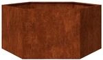vidaXL Pflanzk&uuml;bel Rostig 90x90x45 cm Cortenstahl 823676