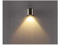 Lutec LED-Außenwandleuchte Downlight Ilumi Edelstahl
