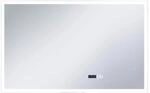 vidaXL LED-Badspiegel mit Ber&uuml;hrungssensor und Zeitanzeige 100x60 cm 144739